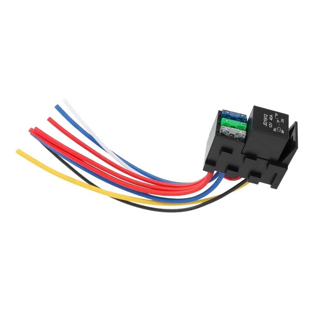 3 Way 4PIN 40A Blade Fuse Relay Kit for Jeep (12V)