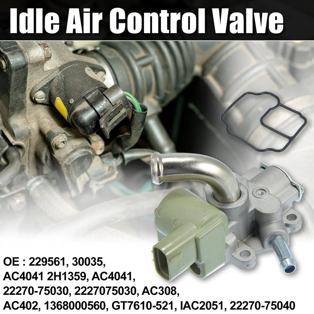 Idle Air Control Valve Replacement with Gasket for Toyota 4Runner Tacoma (1996–2000)