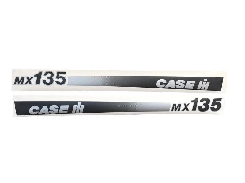 Curved Decal Set for Case IH MX135 Tractor (Replacement)