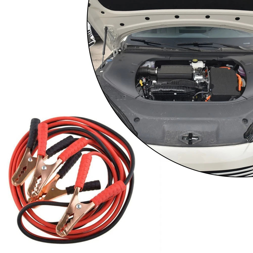 2M Car Battery Boosting Cables 500AMP Wear Resistant Design