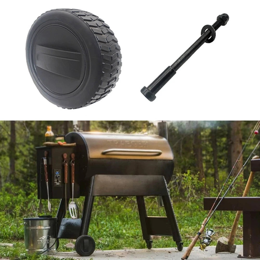 Set of 4 Rubber Wheels for Traeger Grill