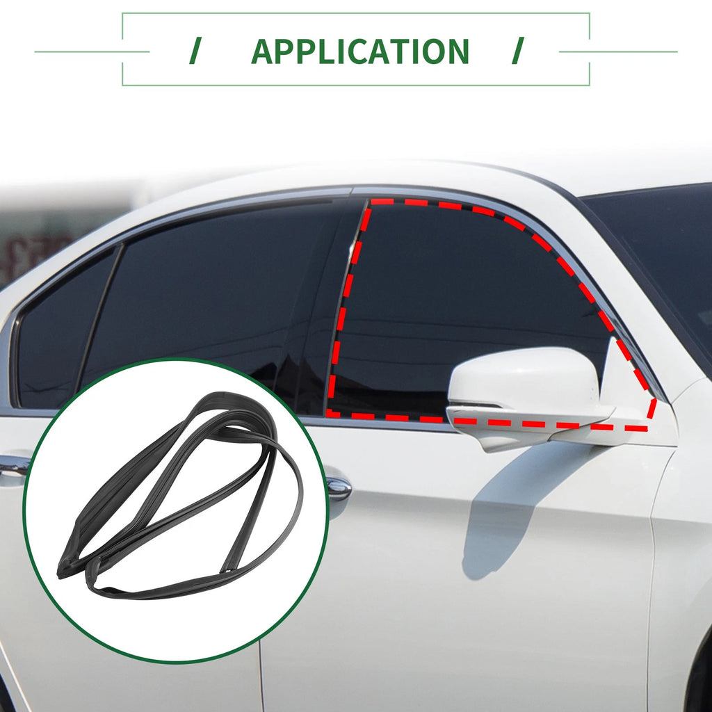 Front Left Door Window Run Channel Seal Strip for Honda Accord (2008–2017)