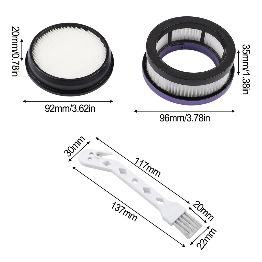 Vacuum Cleaner Filter Replacement for Anyson Stars 5 (Washable, Reusable)