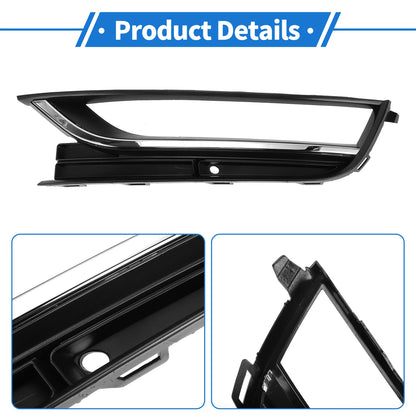 Fog Light Grill for Volkswagen Passat (1 Pc, Black/Silver Tone)