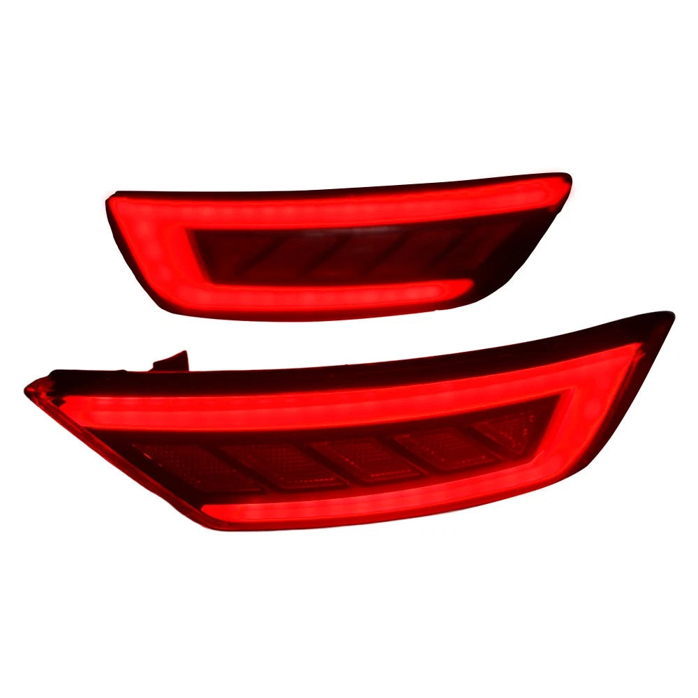 2X LED Rear Bumper Reflector Tail Brake Fog Light for Ford Kuga Escape Ecosport (2013–2020)