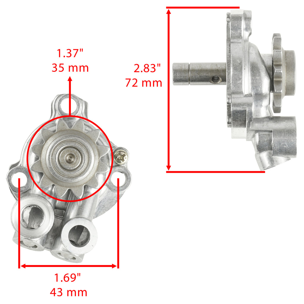 Oil Pump Assembly Replacement for Yamaha WR450F YZ450F (2003–2006)