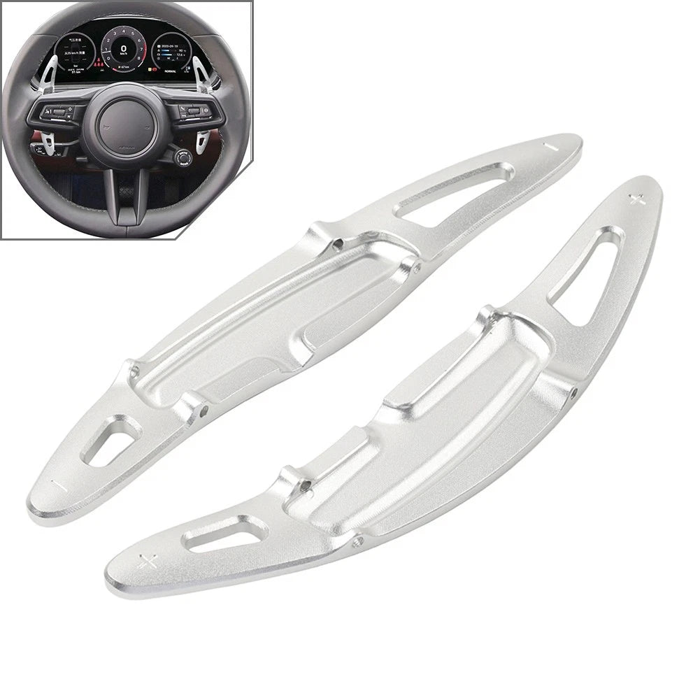 Steering Wheel Shift Paddle Shifter Extension for Porsche Macan Panamera 911 (2014–2021)