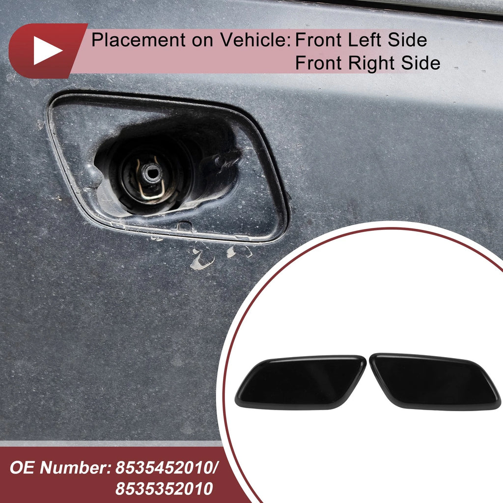 Front Headlight Washer Nozzle Cover Replacement for Toyota Aqua (2012–2021)