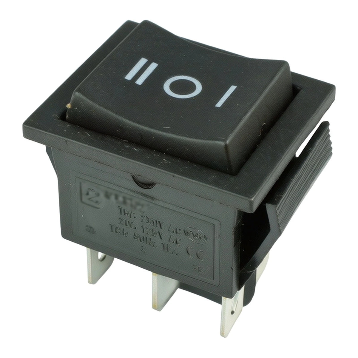 Snap In Installation Rocker Switch with Pole Throw Contact