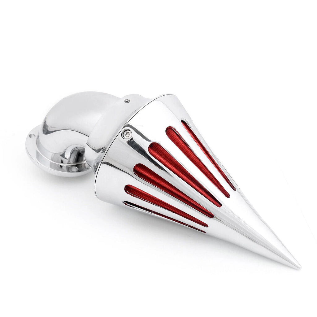 Chrome Spike Air Cleaner Intake Filter for Harley EFI Twin Cam Softail (UK)