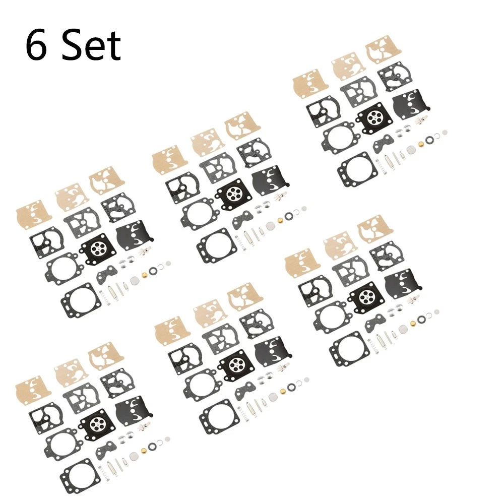 Set of 6 Carburetor Repair Kits for Walbro K20-WAT WA WT Stihl 021 023 025