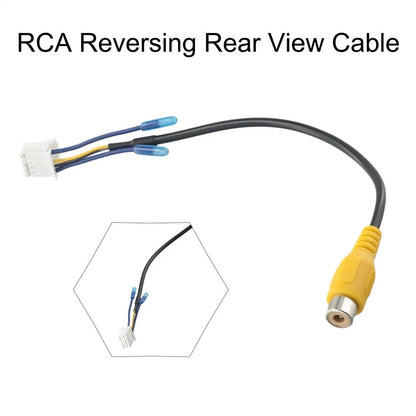 For Aftermarket Android Navigation 10Pin Car Radio Rear View Backup Camera Cable