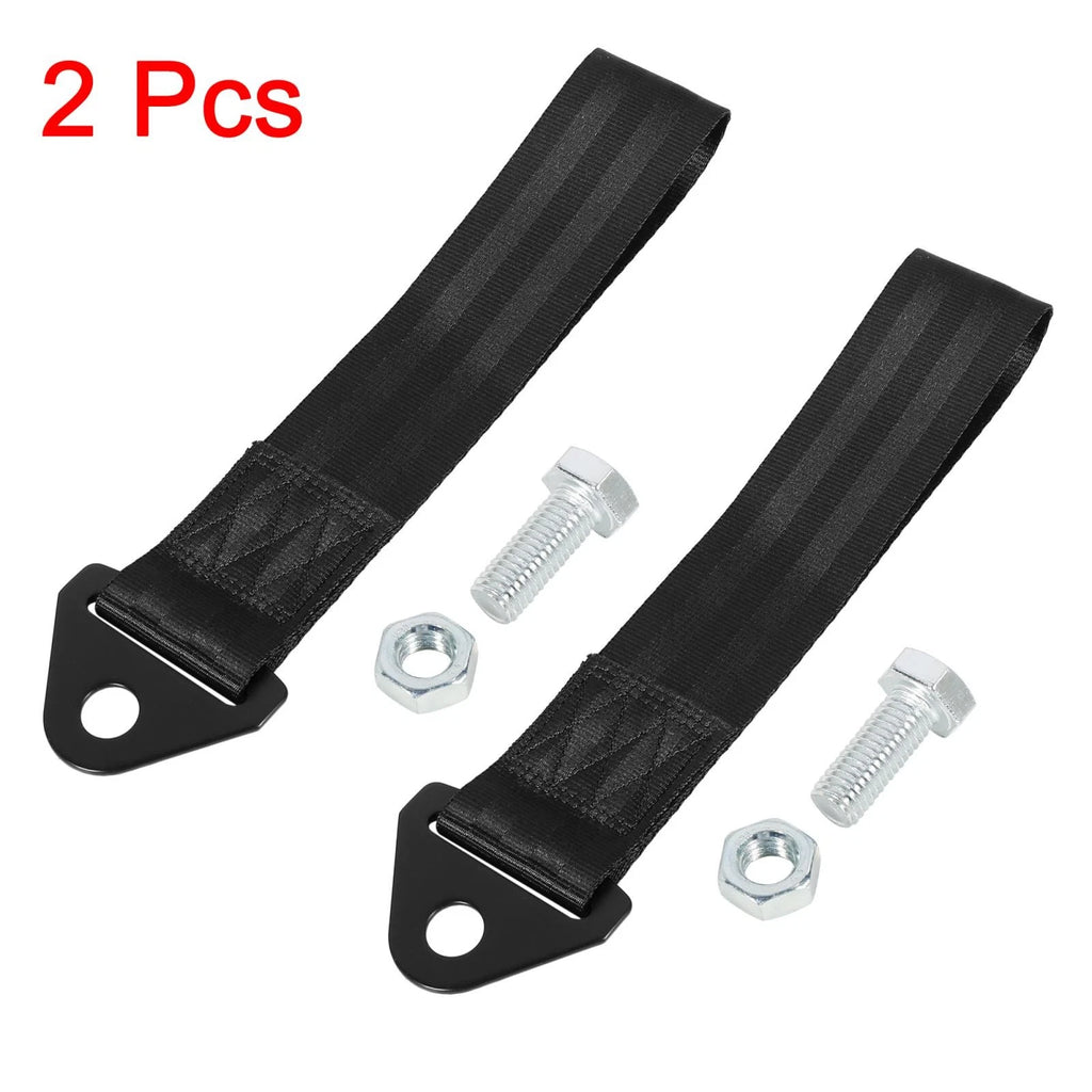 Tow Hook Strap M12x1.7 Front Bumper Universal 2 Pack for Car SUV Truck (Universal)
