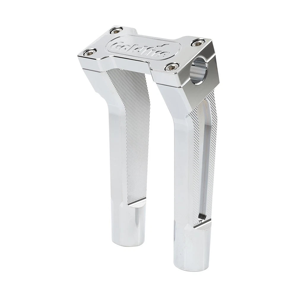 8.46" Pullback Handlebar Risers Clamp Chrome for Harley (1" Handlebar)