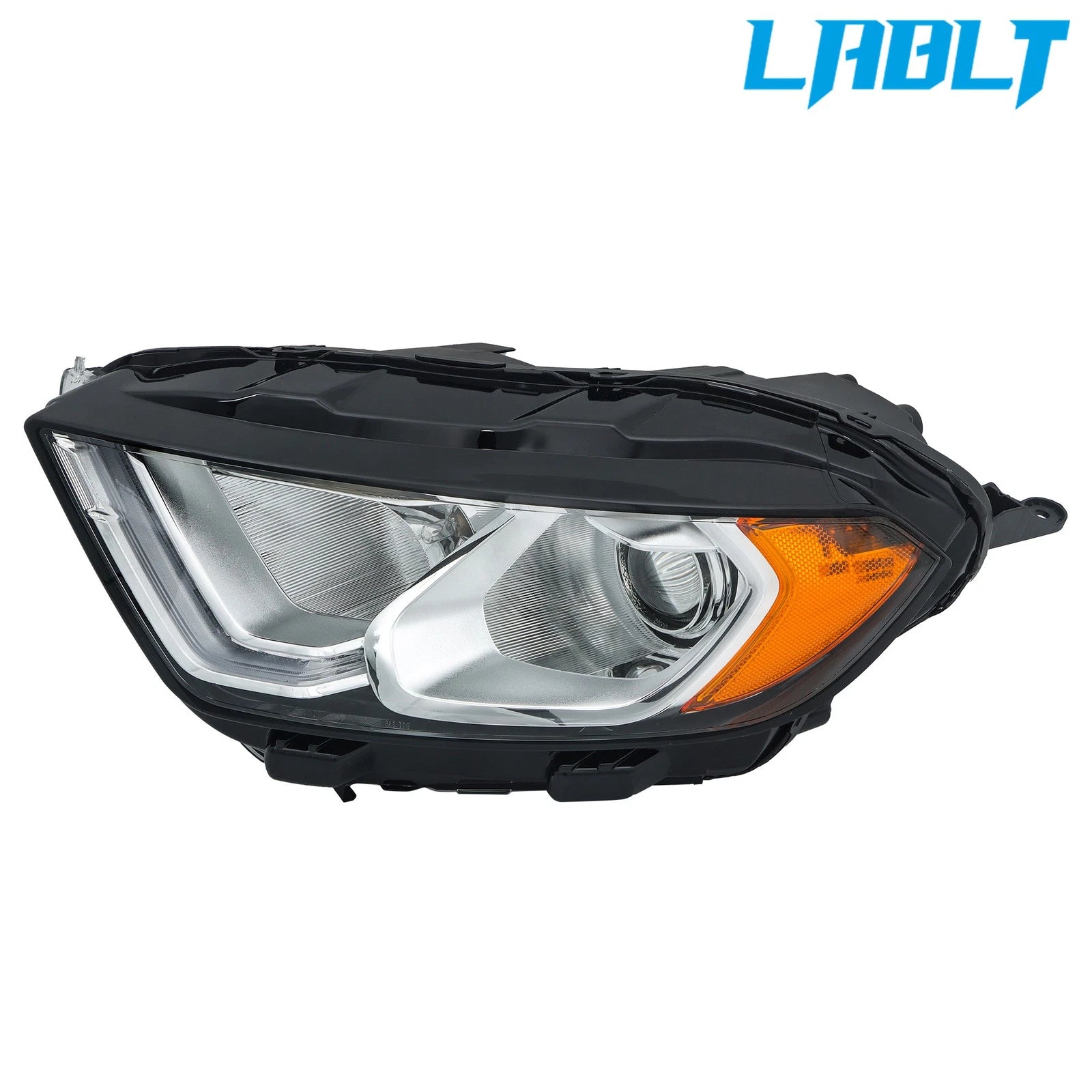 Headlight Assembly Left Halogen LED DRL Chrome for Ford EcoSport (2018–2023)