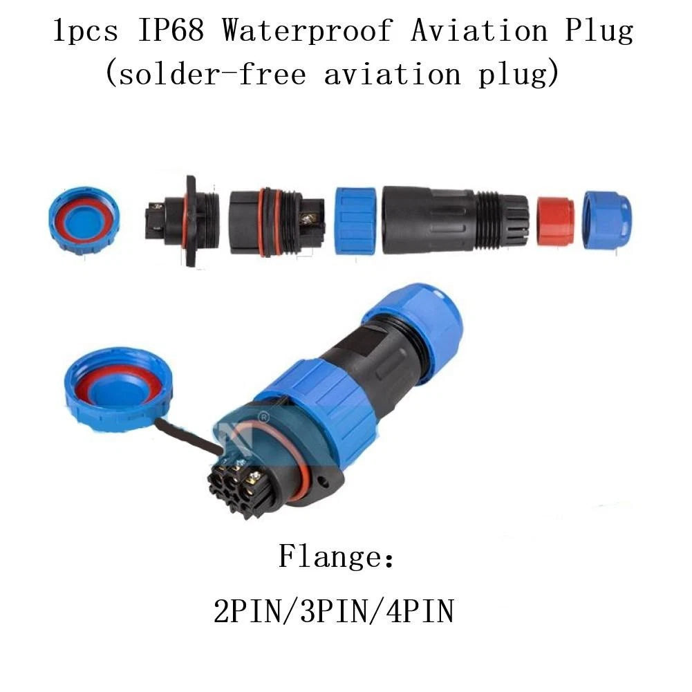 Connector Flange Terminal Blocks for Aviation Circular (No Part Numbers)
