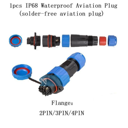 Connector Flange Terminal Blocks for Aviation Circular (No Part Numbers)