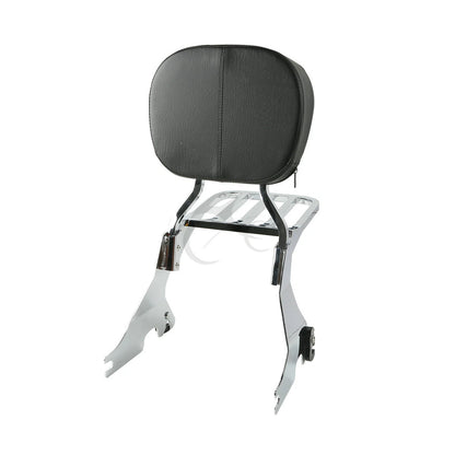 Backrest Sissy Bar & Luggage Rack for Harley Sportster XL 883 1200 (2004–2022)