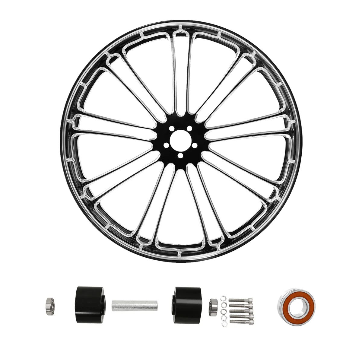 23" Front Wheel Rim for Harley Touring (2008–2025) - Dual Disc, ABS