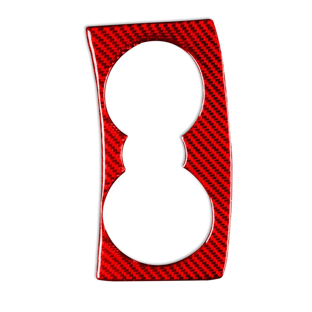 Cup Holder Panel Cover Trim for Alfa Romeo Giulia (2017–2019) Red