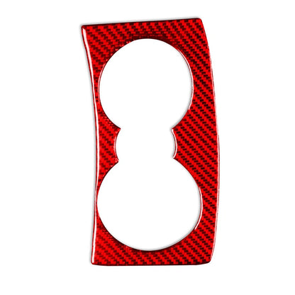 Cup Holder Panel Cover Trim for Alfa Romeo Giulia (2017–2019) Red