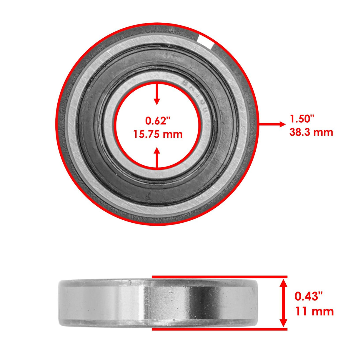 Front Wheel Bearing Replacement for John Deere Z425 EZtrak (2004–2008)