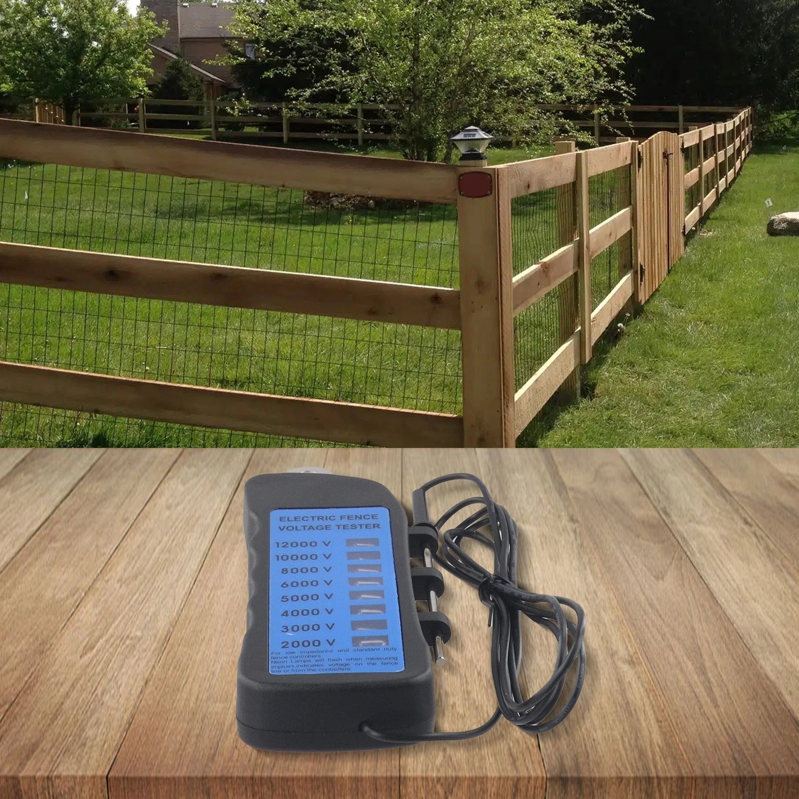 12KV Fence Voltage Tester for Standard Fence Controllers