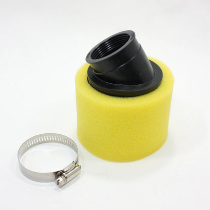 48mm Bent Angled Foam Air Filter Pod for PIT PRO Tra Quad Dirt Bike ATV