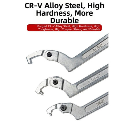 Hook Spanner Wrench for Motorcycle Shock Absorber & Water Meter Nuts