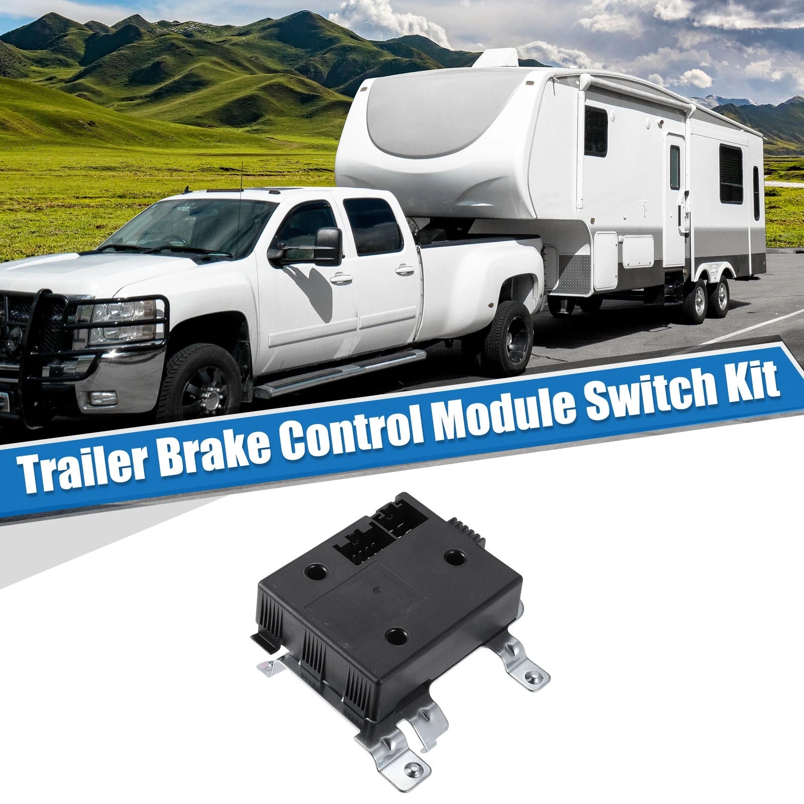 Trailer Brake Control Controller Module Kit with Switch for Ram 1500 2500 (2016–2018)