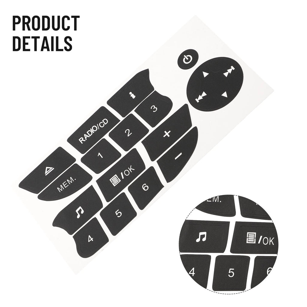 Button Sticker Decal for Clio (2009–2011)
