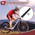 Bicycle Spokes 13G 275mm Carbon Steel Replacement Set for 700c Wheel (—)