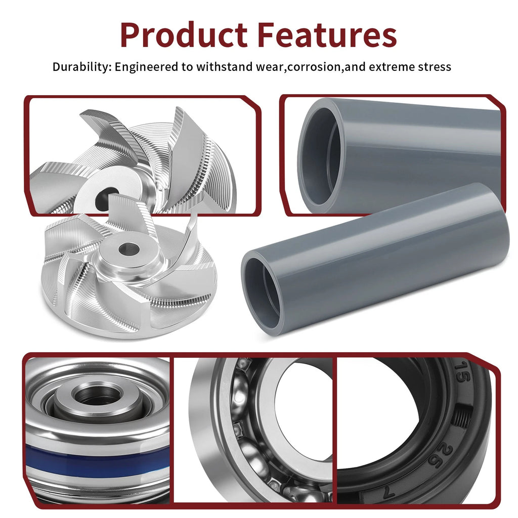 Water Pump Impeller Seal Driver Rebuild Kit for Polaris Scrambler 500 (1997–2012)