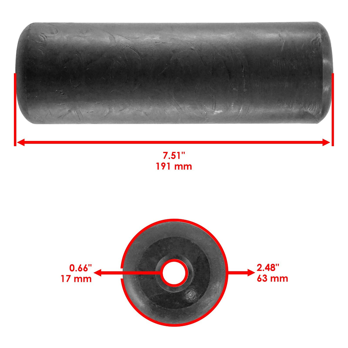 Deck Roller 60 Inch for Dixie Chopper SE2760HP SP2800 X2000 X2001 (2000–2004)