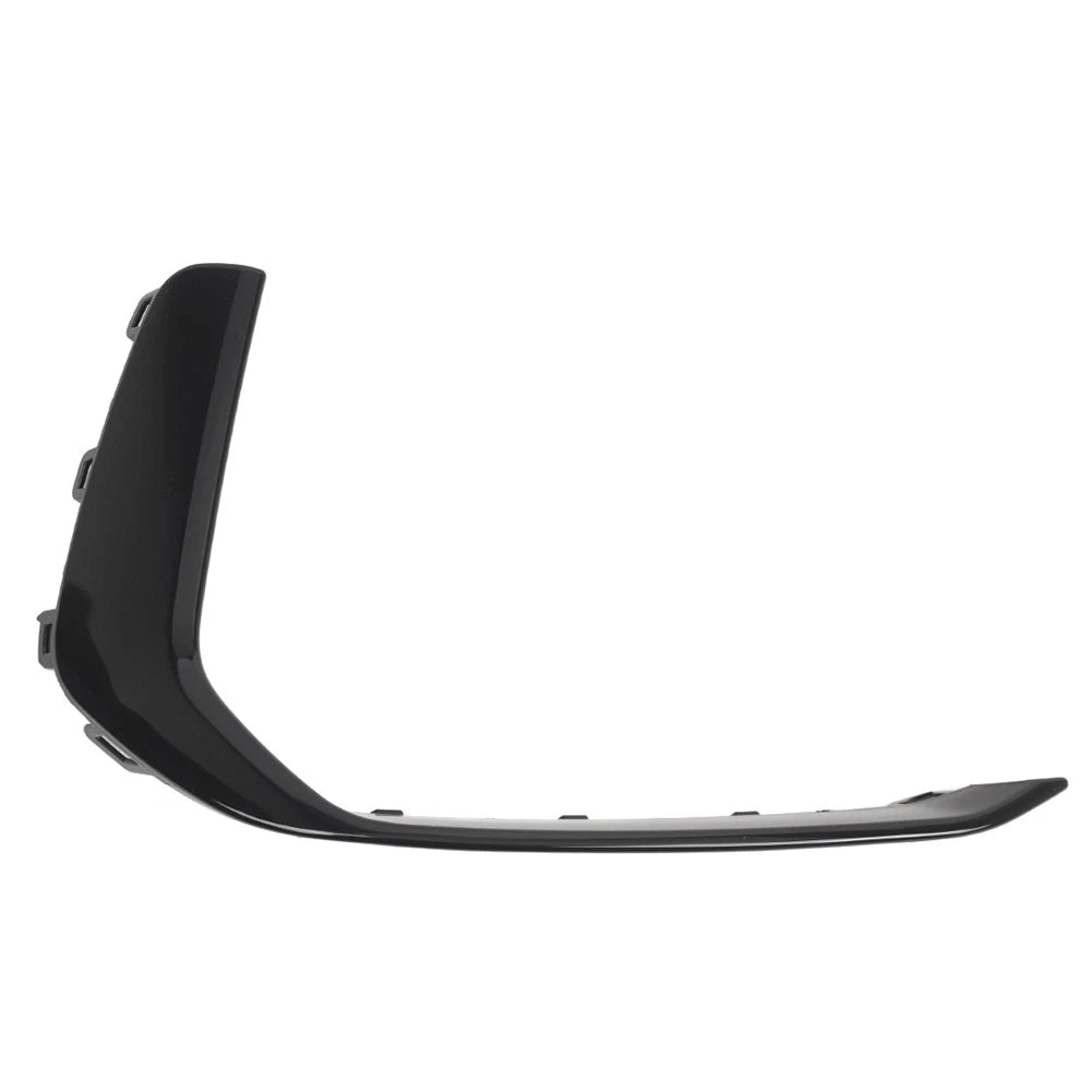 Front Bumper Side Molding Trim Glossy Black for Audi A6 C8 S6 (2019–2024)