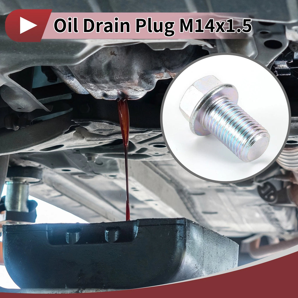 Oil Drain Plug Set Replacement for Mercedes-Benz C-Class E-Class GL-Class (2007–2015)