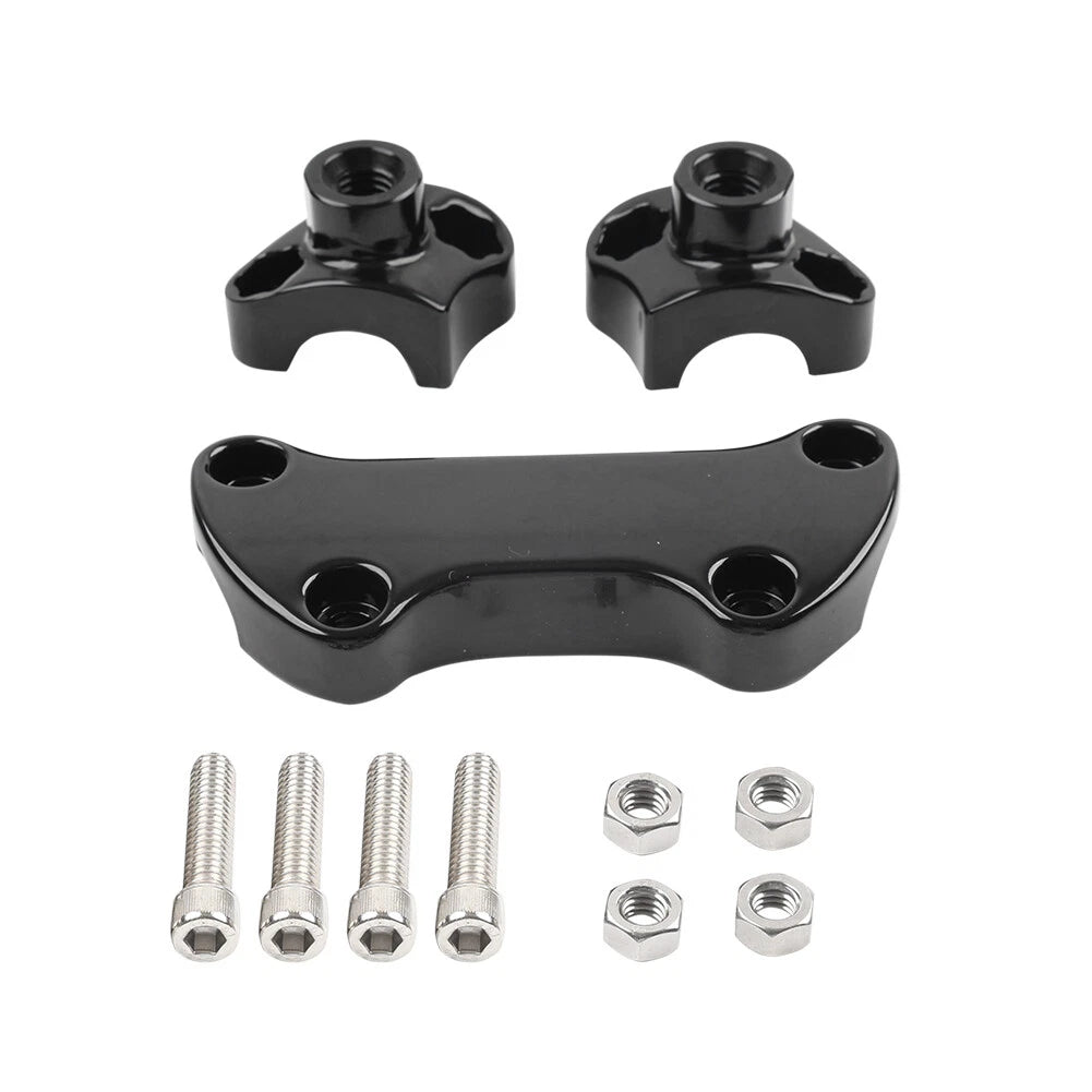 2" Handlebar Riser & Top Clamp for Harley Softail Dyna Sportster