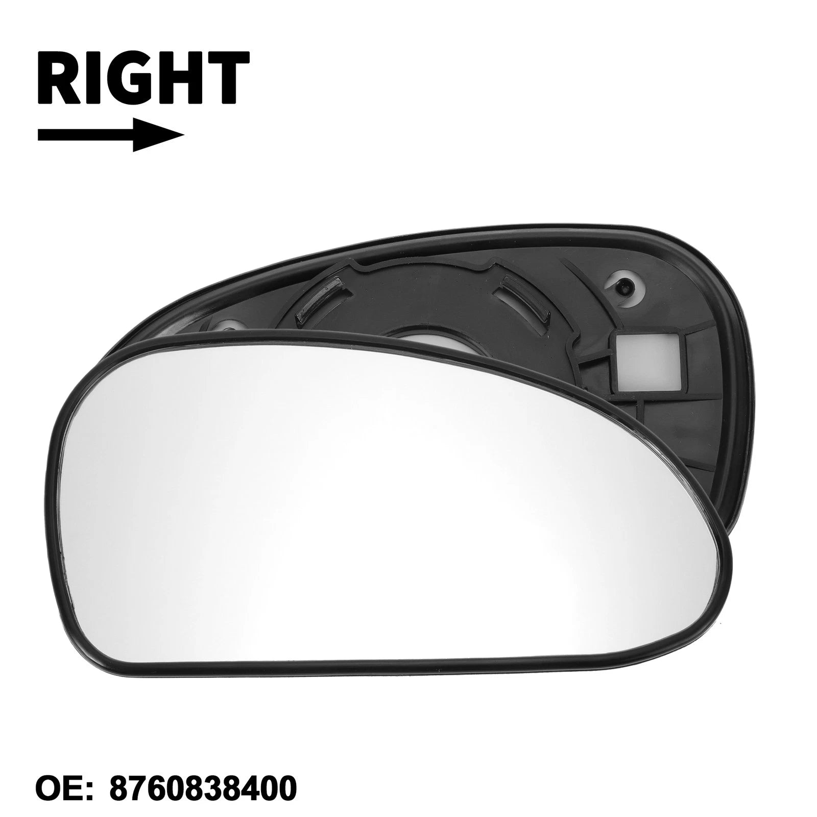 Right Side Mirror Glass Non Heated Replacement for Hyundai Sonata 1999-2005