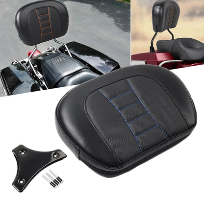 Passenger Sissy Bar Backrest Pad Bracket for Harley Touring Street Glide (Does No Apply)