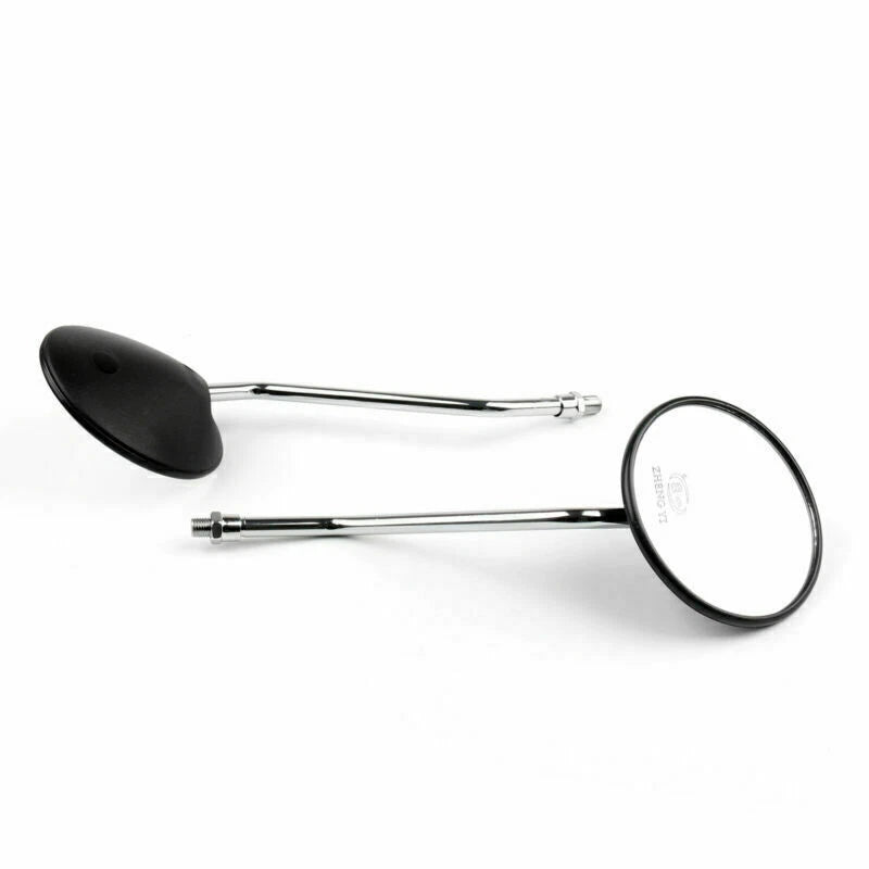 10mm Black Rear Side View Mirrors for Honda XR250 XR400 XR600 TLR200 XL100 (1990–2023)
