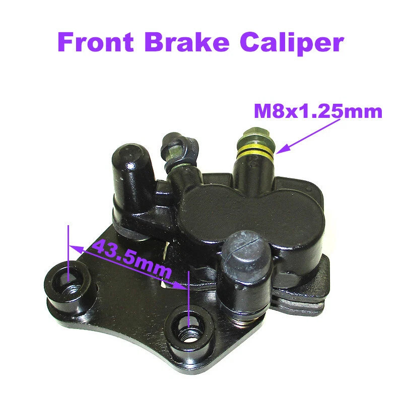 Front Brake Caliper for Coolster Apollo SR 125cc 110cc 70cc (2010–2023)