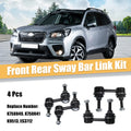 Stabilizer End Link Suspension Front Left Rear Right 4pc for Subaru Impreza (2008–2016)