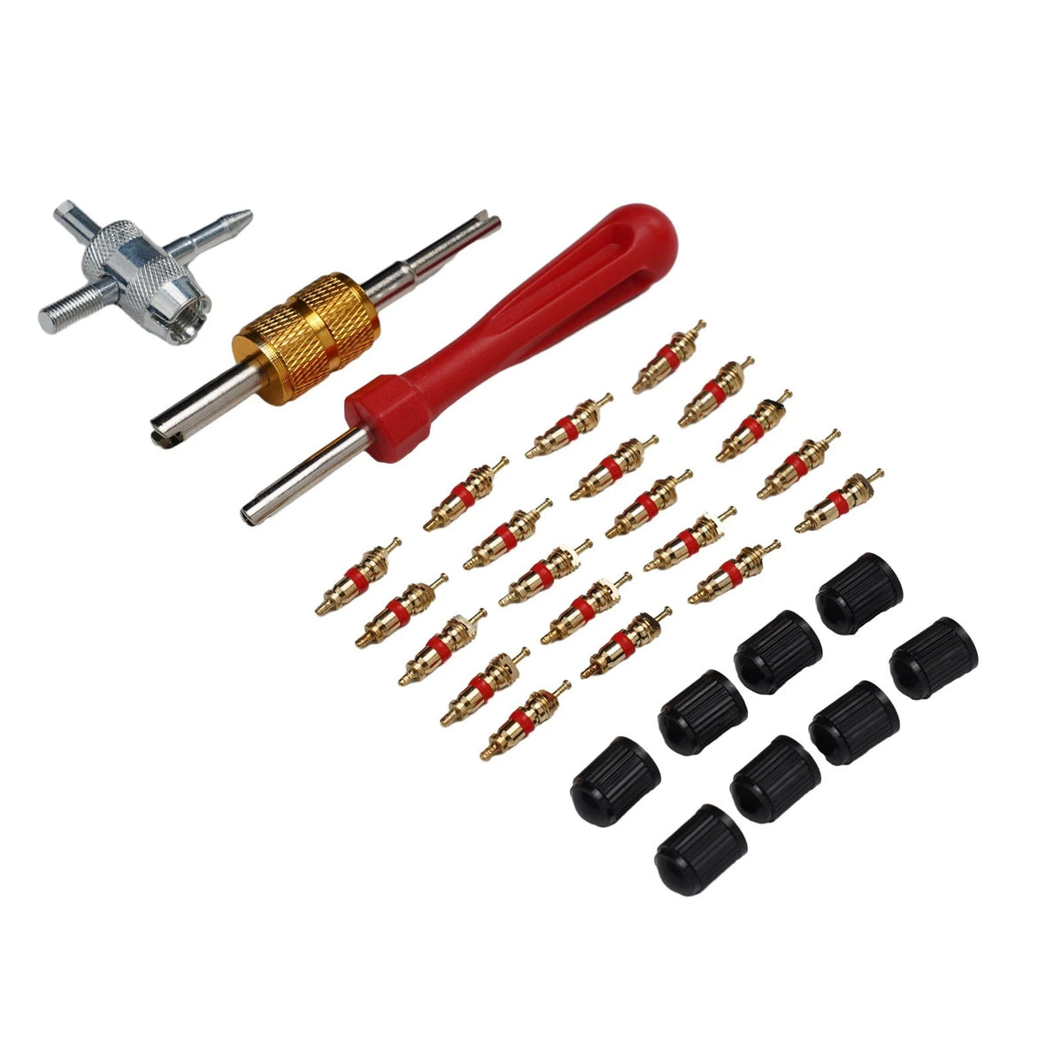Tire Valve Core Remover Tool Set for Efficient Installation