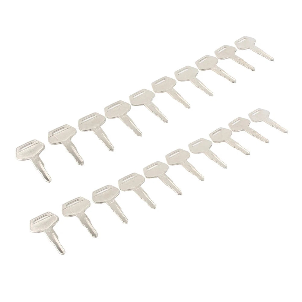 20pcs Ignition Keys Kit for Komatsu Excavator Dozer Loader