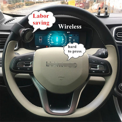 Wireless Thumb Press Horn Button and Receiver Kit for Hot Rod (12V)