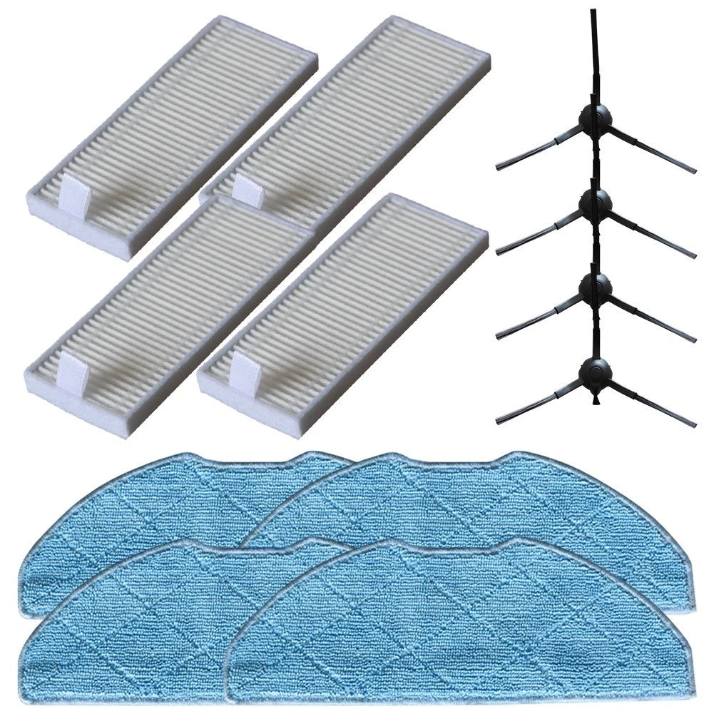 Replacement Kit for Eureka Lvac Voice Nuo R580HK (Side Brush & Mop Cloth)