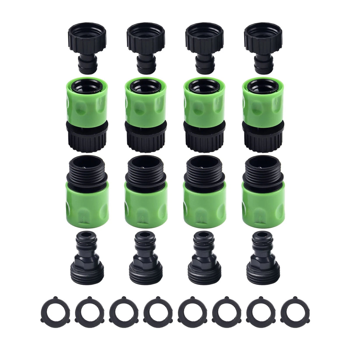 3/4" Quick Connect Garden Hose Male Female Connector