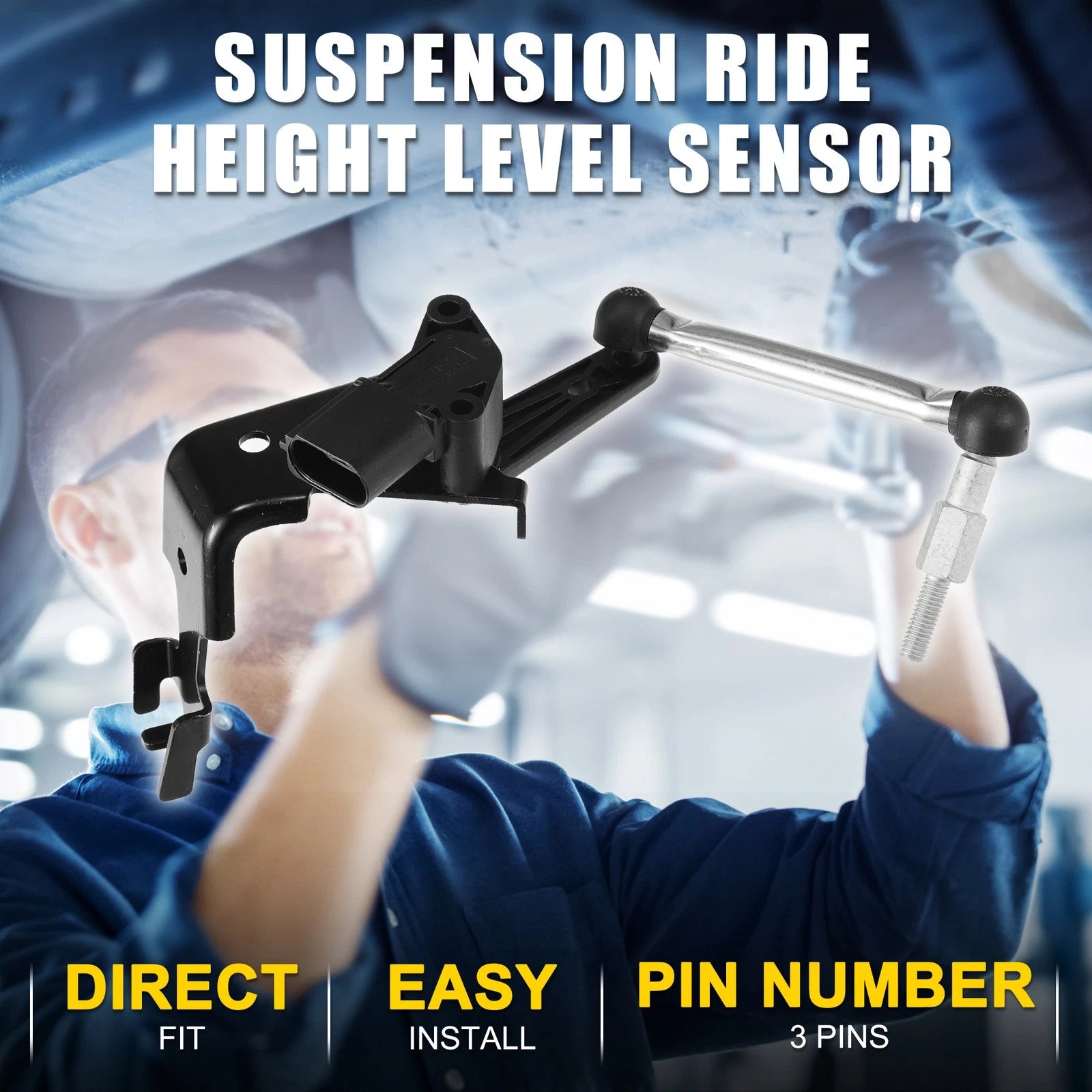 Air Suspension Ride Height Level Sensor for Audi E-tron Quattro (2019–2023)