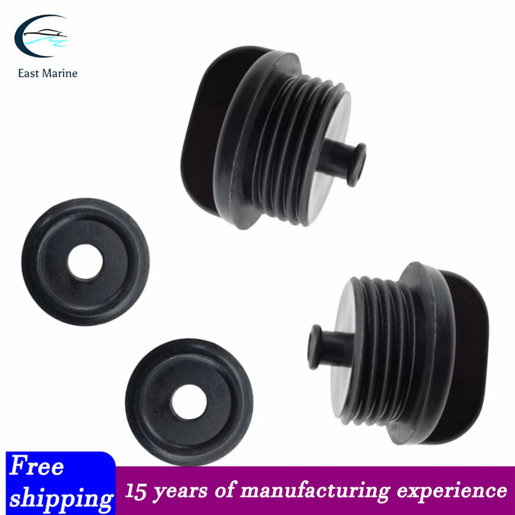 2X Water Flush Plug with Gasket for Suzuki 150 175 200 300HP 17913-93J00 17914-93J00