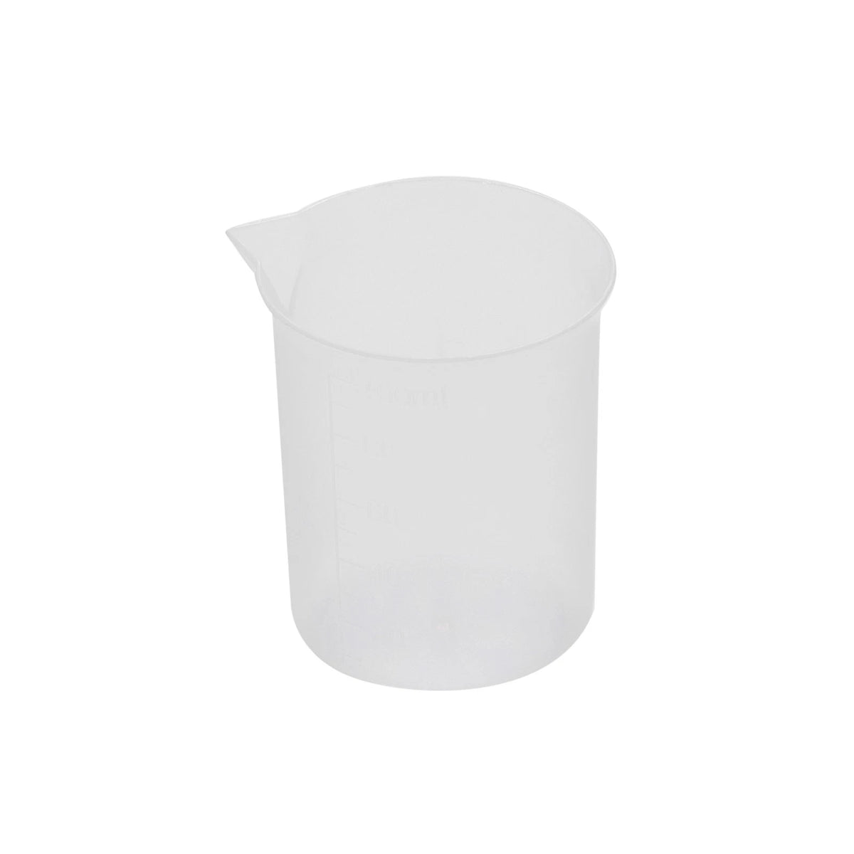 Measuring Cup Set of 10 - 100ml Transparent Plastic Jug Beaker